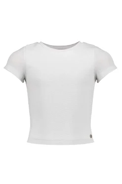 Meisjes top zilver