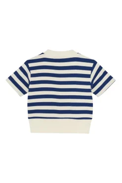 Meisjes t-shirt korte mouw blauw