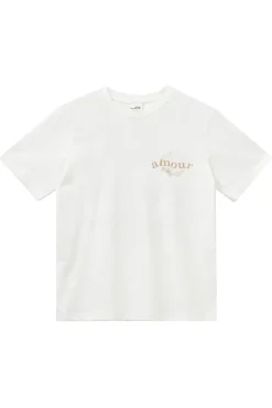 Meisjes t-shirt korte mouw wit