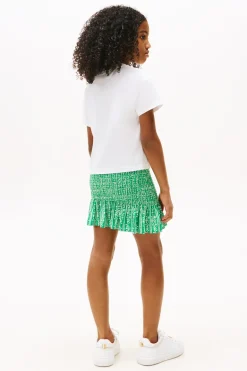 Meisjes t-shirt korte mouw wit