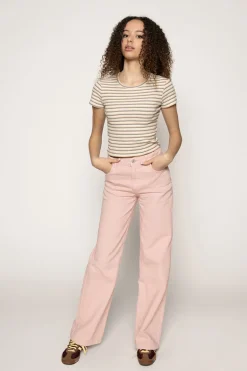Meisjes t-shirt korte mouw wit