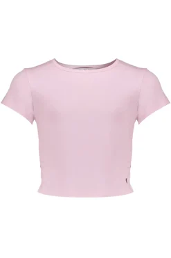 Meisjes t-shirt korte mouw rose