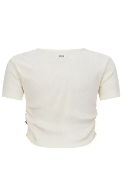 Meisjes t-shirt korte mouw wit