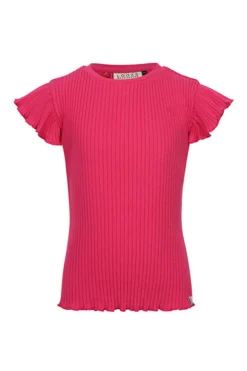 Meisjes t-shirt korte mouw rose