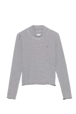 Meisjes t-shirt lange mouw blauw