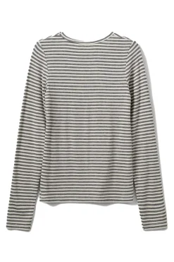 Meisjes t-shirt lange mouw grijs