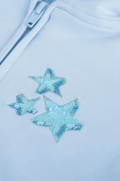 Meisjes vest blauw