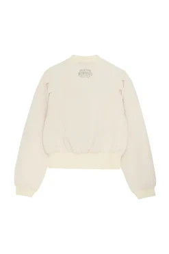 Meisjes vest ecru
