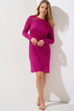Nachtmode dames nachthemd   rose