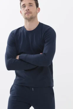 Nachtmode heren joggingspak blauw