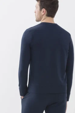 Nachtmode heren joggingspak blauw