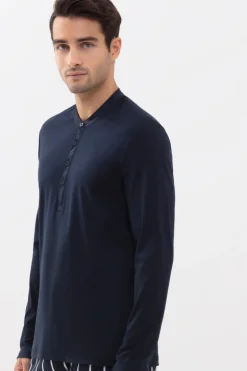 Nachtmode heren pyjama blauw