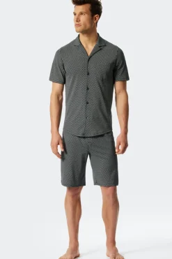 Nachtmode heren pyjama blauw