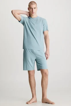 Nachtmode heren pyjama blauw