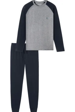 Nachtmode heren pyjama blauw