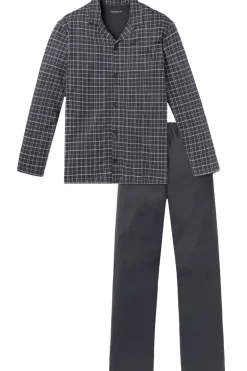 Nachtmode heren pyjama grijs