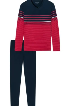 Nachtmode heren pyjama rood