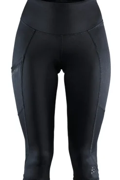 Running dames tight 3/4 zwart