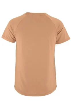 Running dames t-shirt km bruin