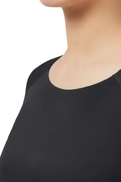 Running dames t-shirt km zwart