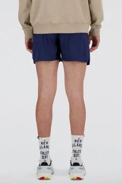 Running heren short blauw