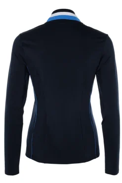 Tennis dames trainingsjack blauw