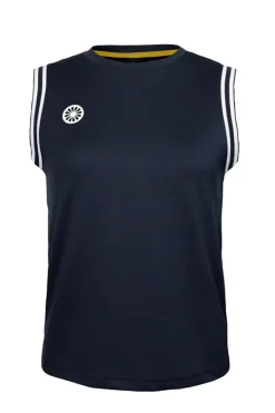 Tennis dames t-shirt km blauw