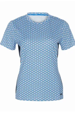 Tennis dames t-shirt km wit