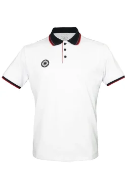 Tennis heren polo wit