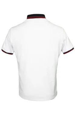 Tennis heren polo wit