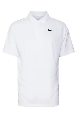 Tennis heren polo wit