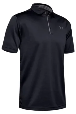 Tennis heren polo zwart