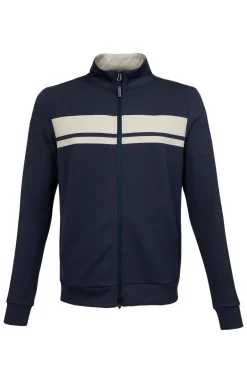 Tennis heren trainingsjack blauw