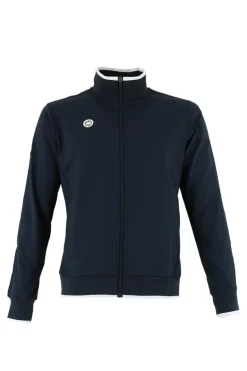 Tennis heren trainingsjack blauw