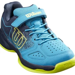 Tennisschoenen gravel jongens blauw