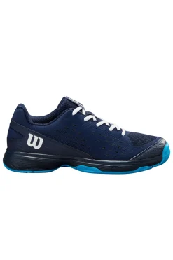 Tennisschoenen gravel jongens blauw