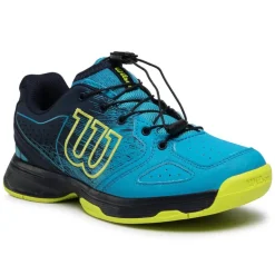 Tennisschoenen gravel jongens blauw