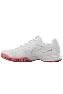 Tennisschoenen gravel meisjes wit