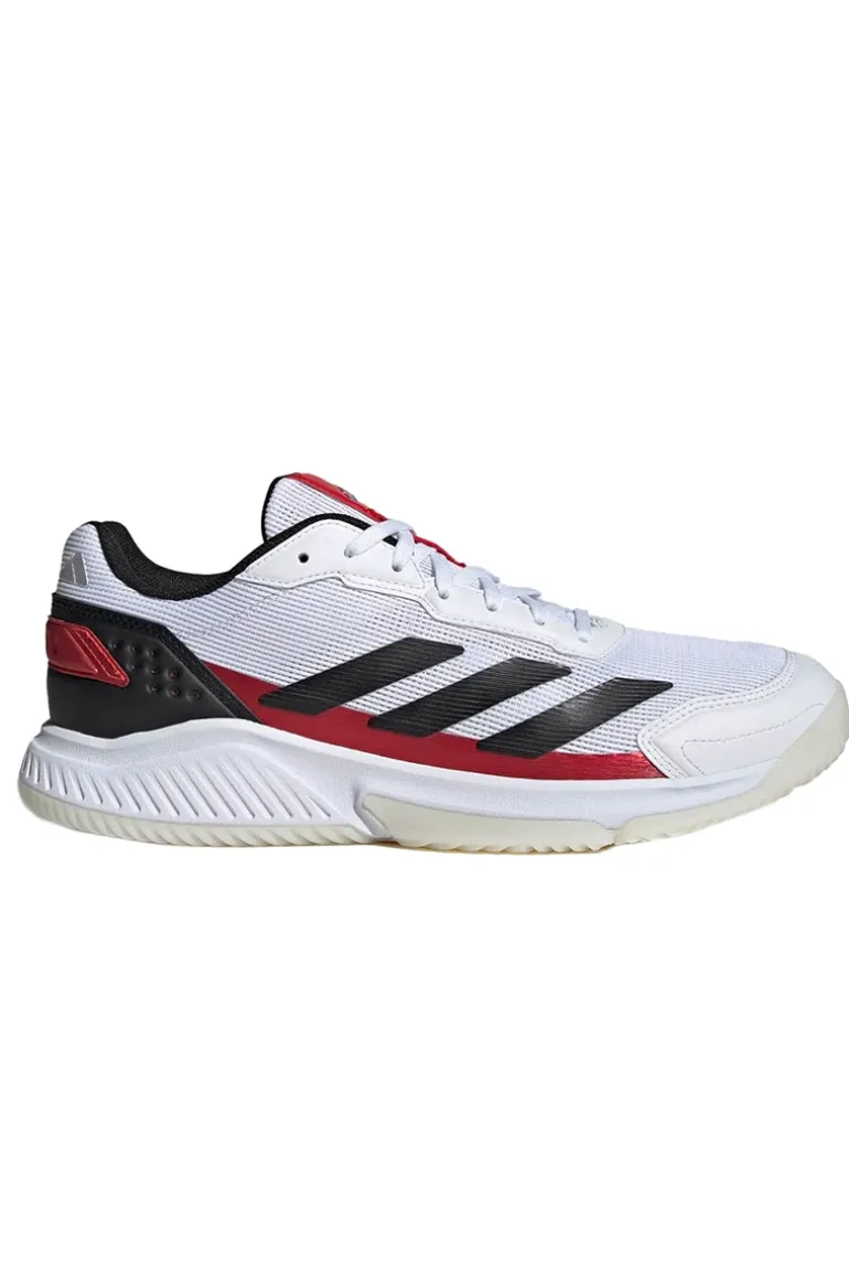 Tennisschoenen omni heren wit