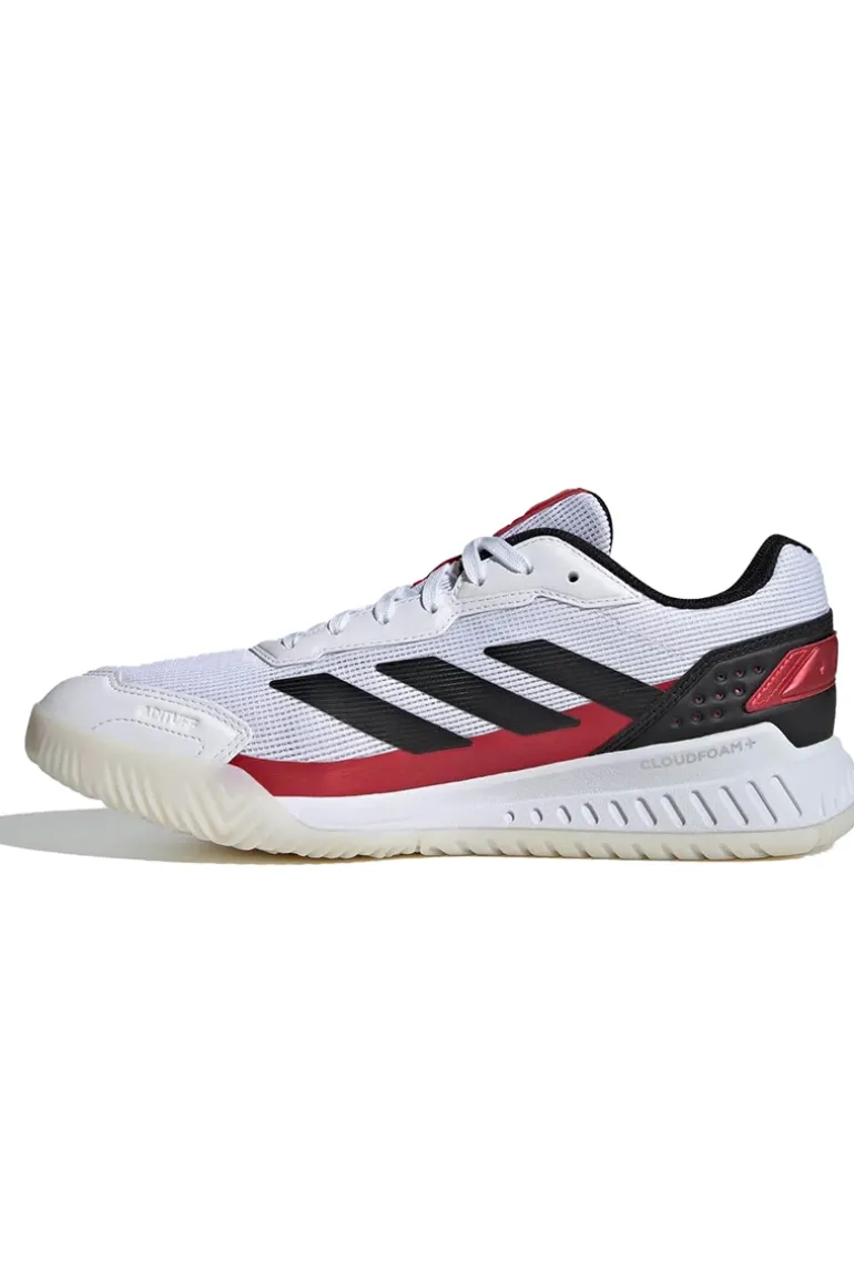 Tennisschoenen omni heren wit