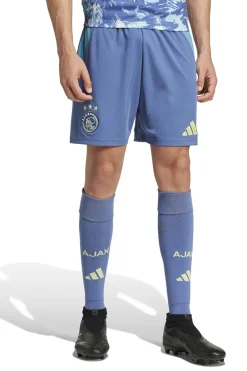 Voetbal heren short replica blauw