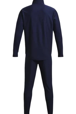Voetbal heren trainingspak blauw