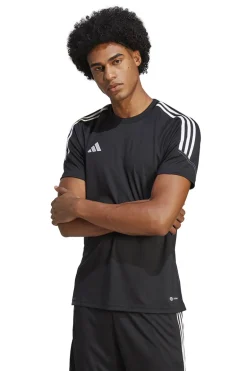 Voetbal heren t-shirt km zwart