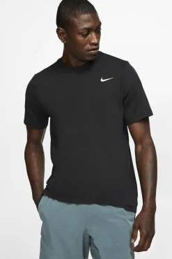 Voetbal heren t-shirt km zwart
