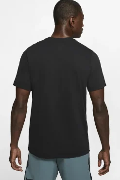 Voetbal heren t-shirt km zwart