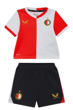 Voetbal jongens set rood