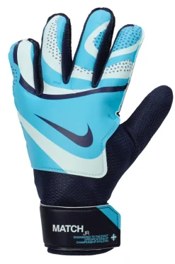 Voetbal keepershandschoenen jr blauw