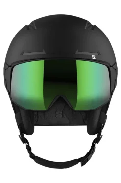 Wintersport helm senior zwart